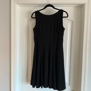 Lauren Lined Cocktail Dress with V Back